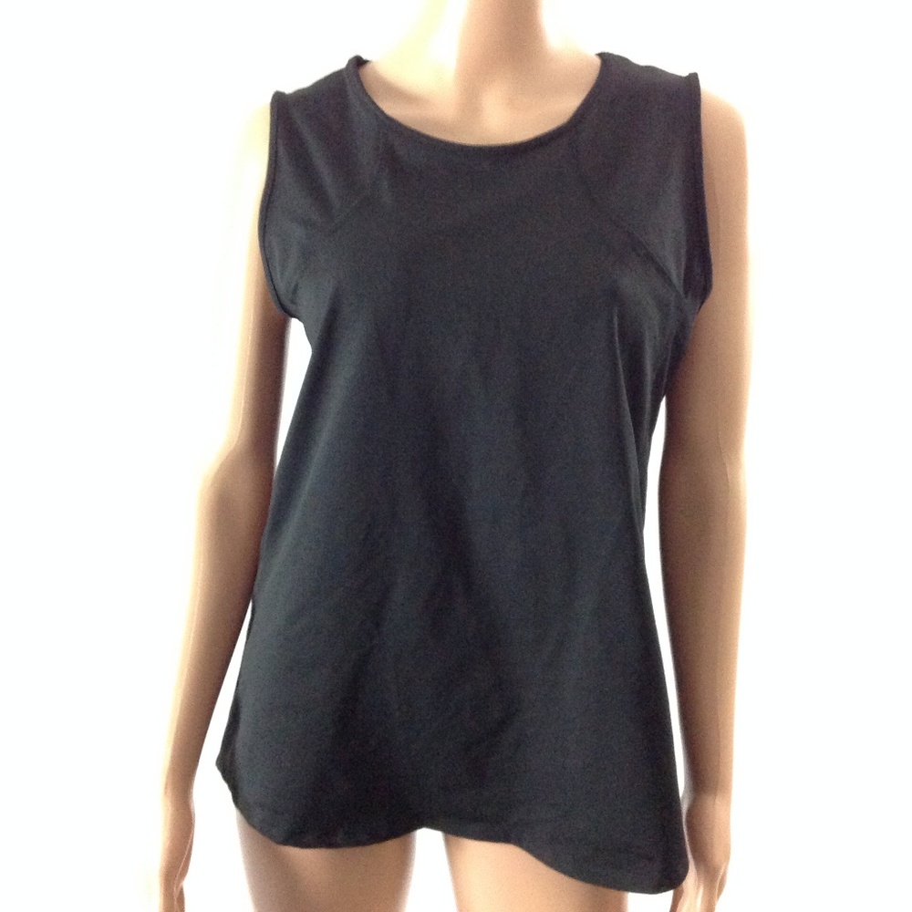 Aveva Women's Black Top Size M Stretch Sleeveless